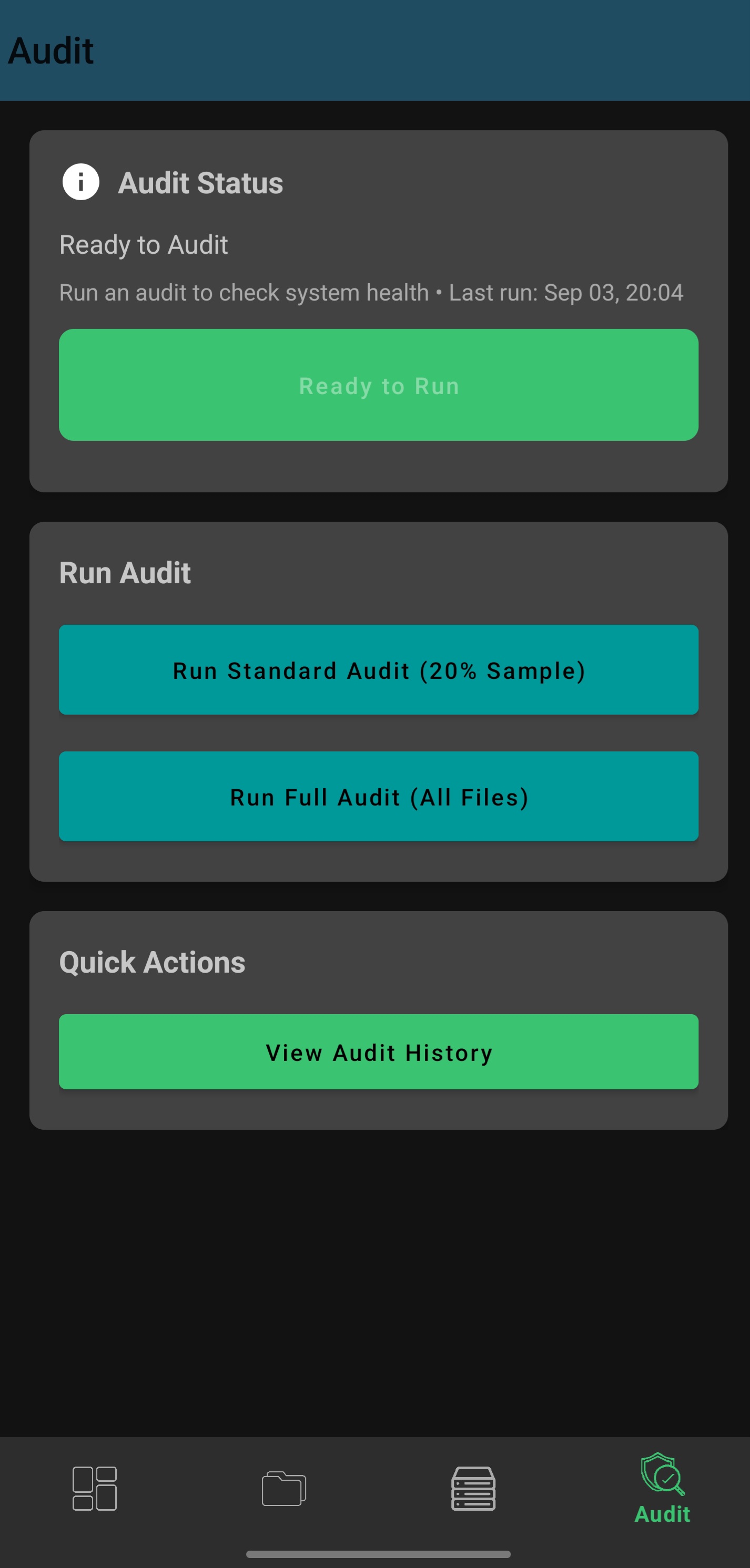 Audit and logs