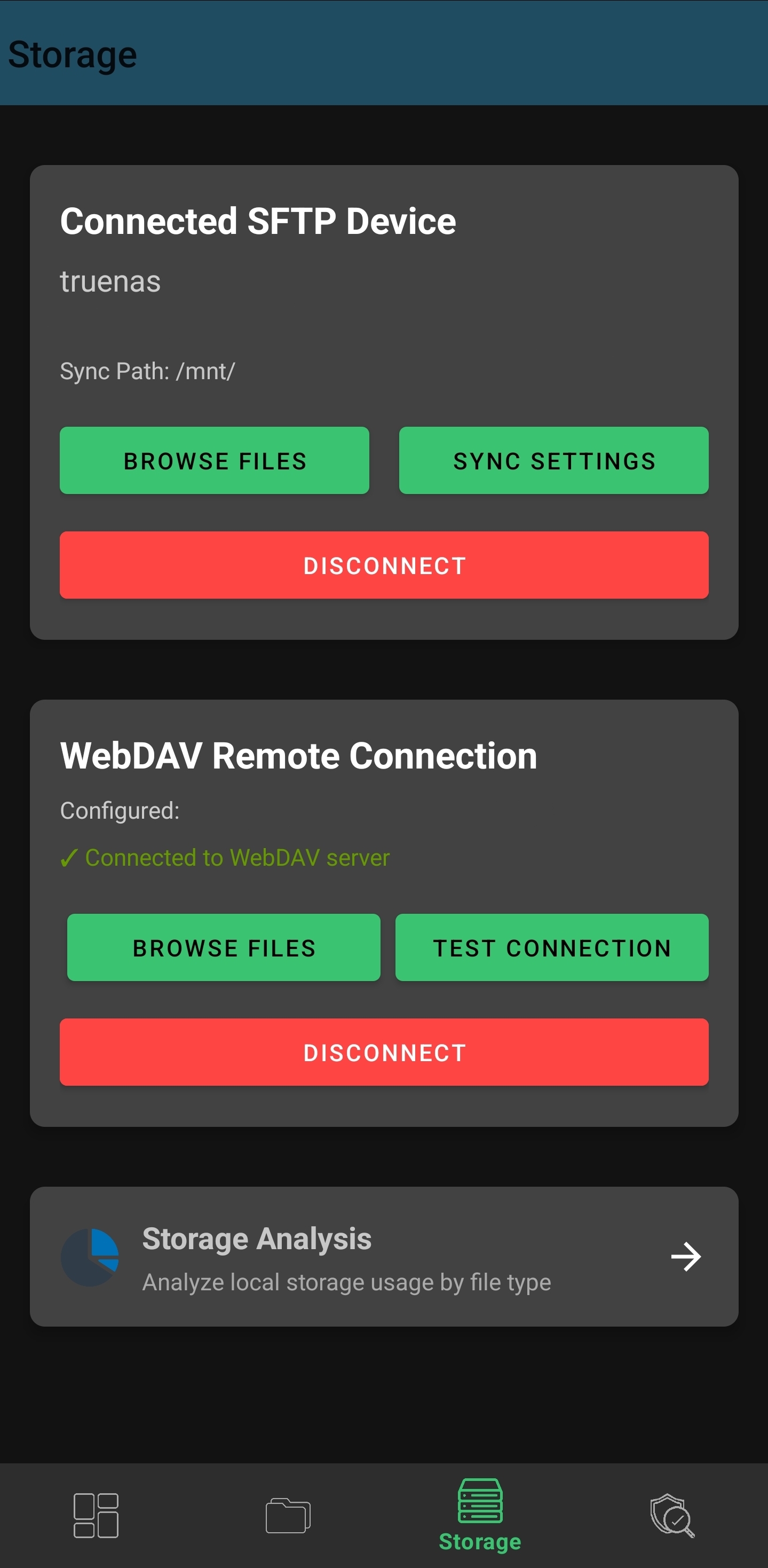 Storage overview